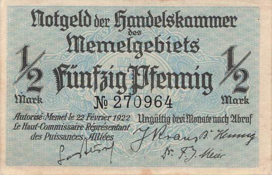 halbe Mark 1922